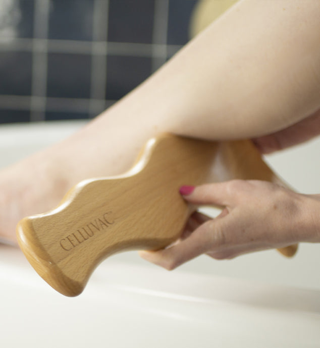 How to use your wooden body gua sha tool for lymphatic drainage.