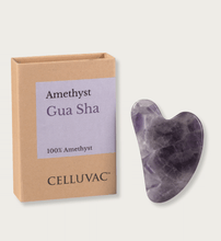 Load image into Gallery viewer, celluvac amethyst gua sha
