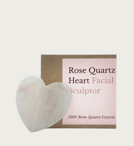 celluvac rose quartz heart gua sha