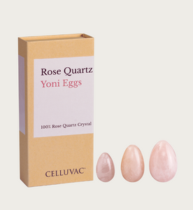 celluvac rose quartz yoni eggs