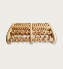 Load image into Gallery viewer, celluvac Wooden Reflexology Foot Massager Roller
