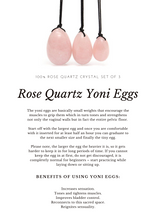 Load image into Gallery viewer, Rose Quartz Yoni Eggs
