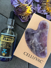 Load image into Gallery viewer, cellluvac amethyst gua sha
