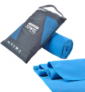 celluvac microfibre towel blue