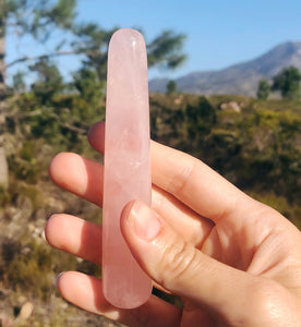 celluvac rose quartz yoni wand